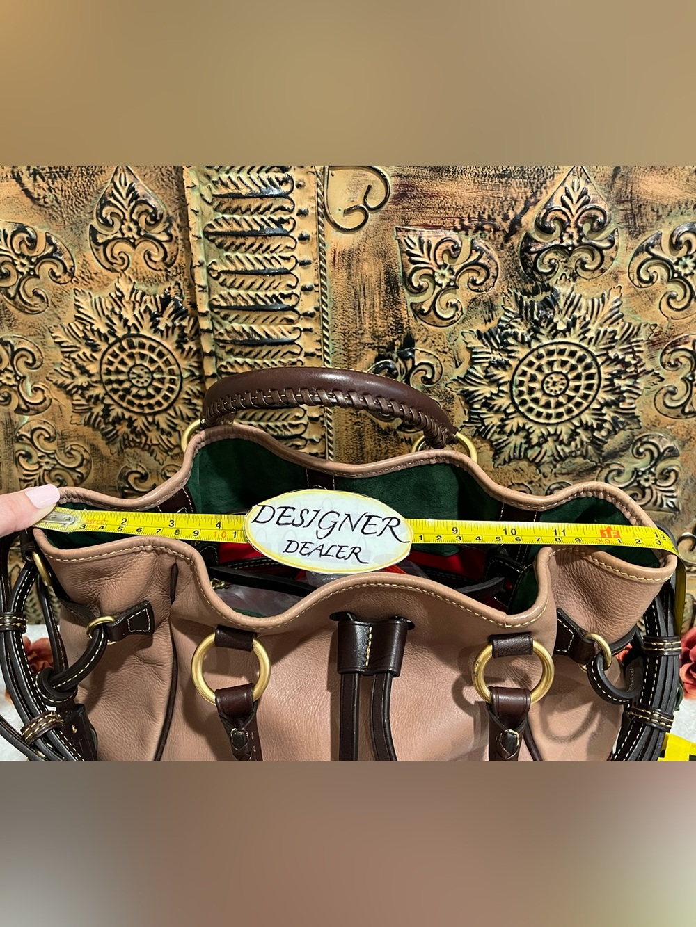 SALE DOONEY & BOURKE Florentine Buckley Italian Leather Satchel Shoulder Bag - Picture 8 of 13